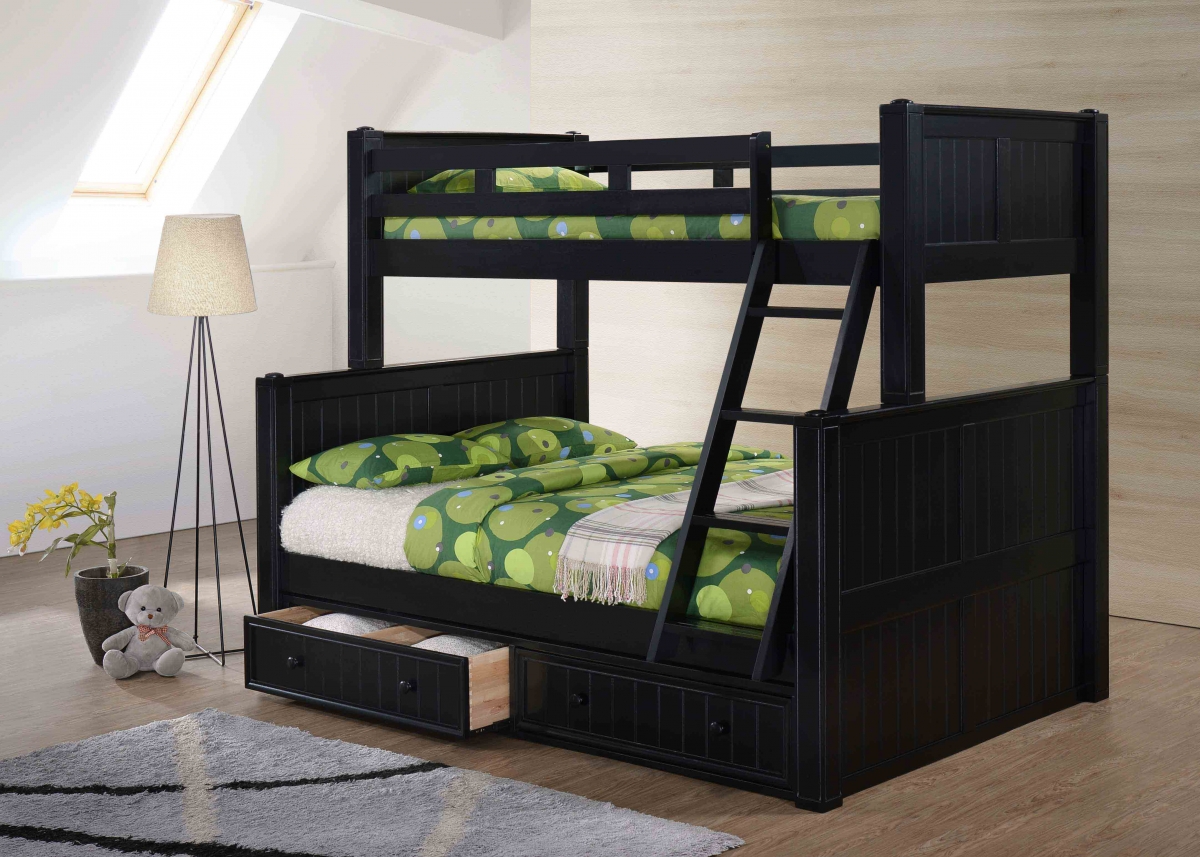 Twin over Full Beadboard Bunk Bed