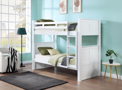 Twin over Twin Beadboard Bunk Bed