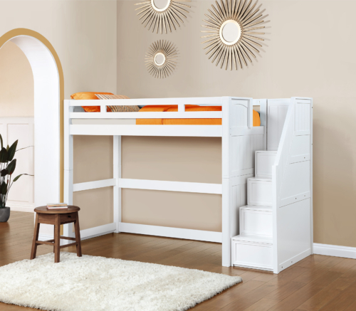 Twin Full Panel Loft Bed